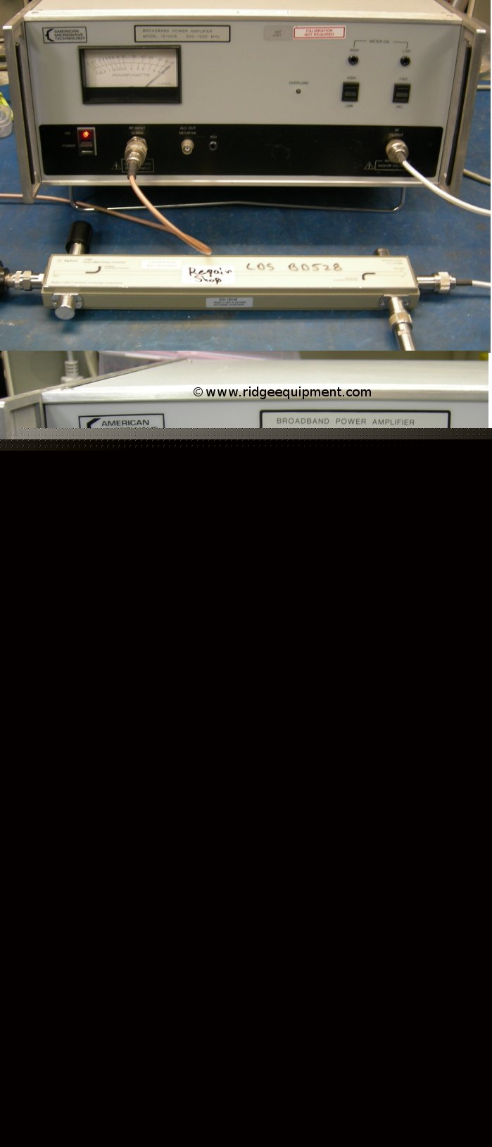 American microwave 15100B broadband power amplifier