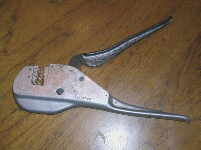 Burndy ratchet cable crimping tool awg 8 10 14 18