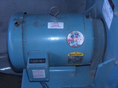 Kuhl blower tba 12-10-t-17 & baldor motor 10 hp