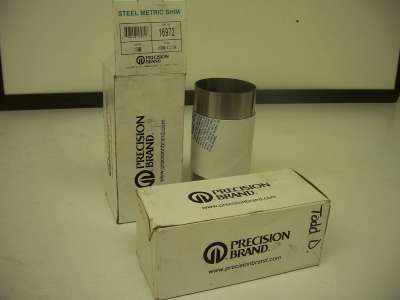 Metric steel shim stock 150MM x 2.5M rolls *lot of 2*