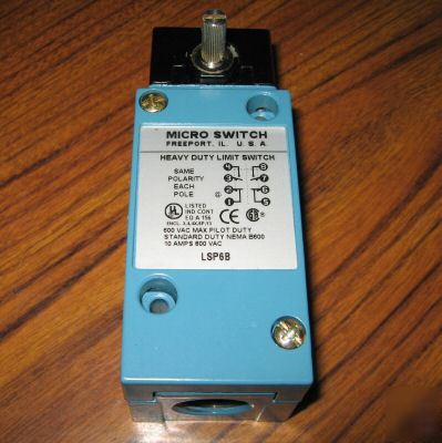Microswitch LSP6B heavy duty limit switch micro
