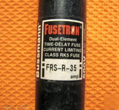 New buss frs-r-35 fuse FRSR35 35 amp 600 volt nos 