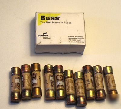 10 buss kab-5 rectifier fuses 250V 