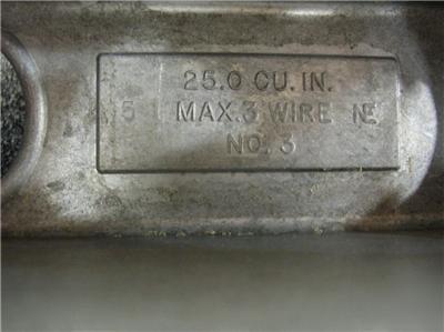 Crouse-hinds conduit outlet lot of 3
