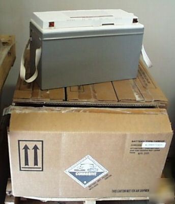 Lot of 4 lucent 12IR125 lead acid batteries