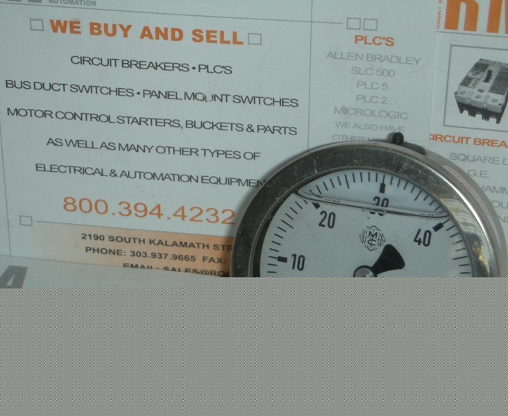 Pressure gauge mcdaniel controls 0-60PSI