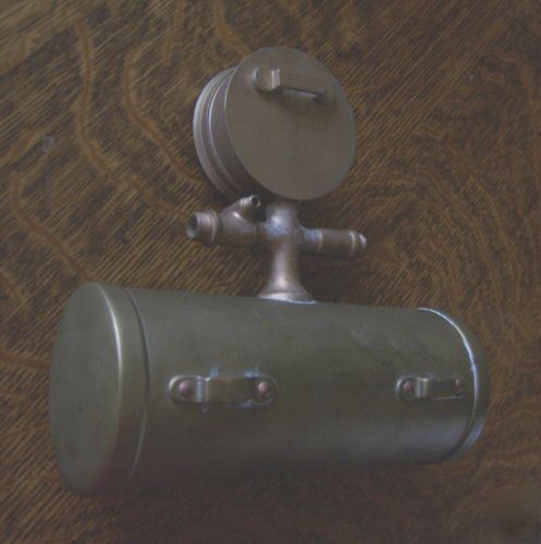 Antique vintage brass pressure gauge crosby -the bader
