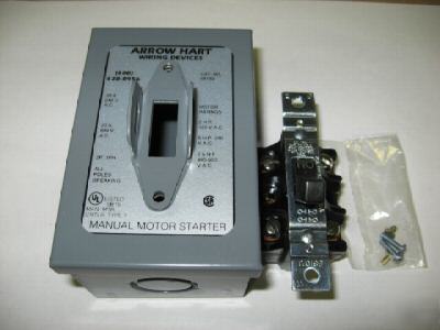 Arrow hart enclosed manual starter - nos