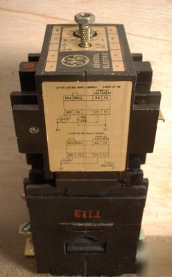 New ge CR122BT01302B .3-30 sec 4 pole time delay relay