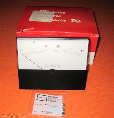 New modutec 4S-dvv-010 new # 17620 meter 0-10 dc volts