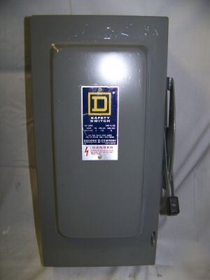Square d safety switch disconnect H322N 60 amp 240 v