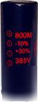 Capacitor electrolytic 800 Âµf @ 385 vdc, jj electronic 