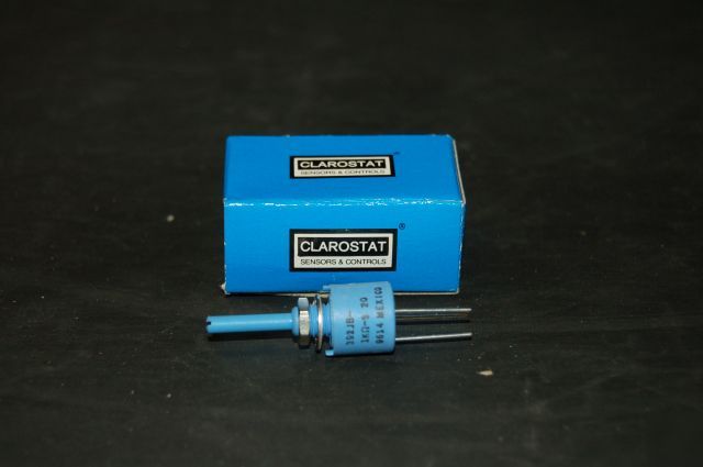 Clarostat 392JB1K 1000OHM (1K) potentiometer (pot)