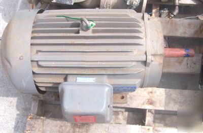 Magnetek 20 hp motor F256UM 230/460 v 3500 rpms 3 ph