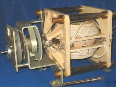 Powerfull variometer with two inner coils and gearbox