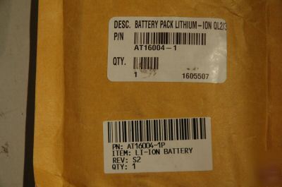 New zebra technologies li-ion rechargable battery- 