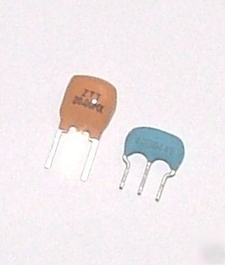 Ceramic resonators - 1 pair 20MHZ & 4MHZ pic micro etc.