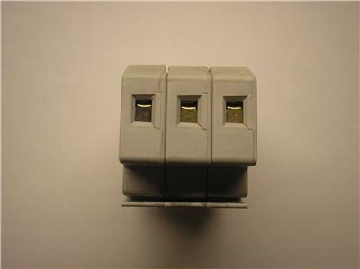 Gould 3PH fuse block USCC31 30AMP max type cc fuse