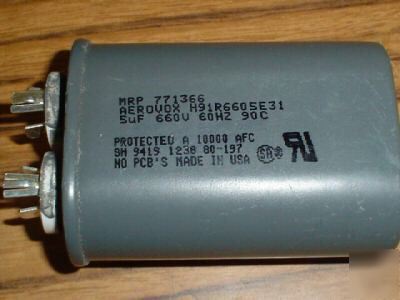 New 10 aerovox motor run 660V 5UF capacitors capacitor 