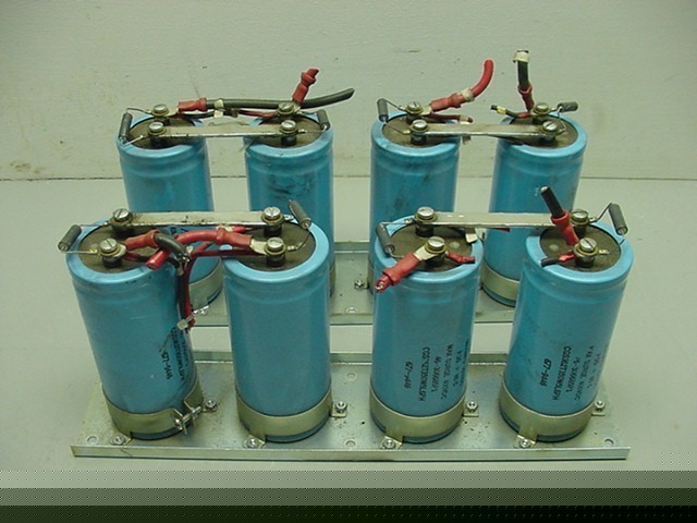 (8) aero m 3600MFD 350 vdc capacitor banks