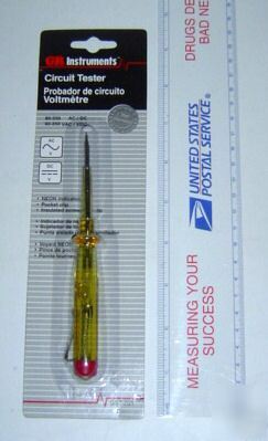 Circuit tester ac/dc pocket screwdriver gb gst-201