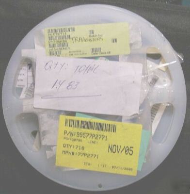 New (1483) toshiba transistors, 77P2771,2 partial reels