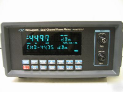 New port 2832C dual optical power meter w/ two 818-f-ir