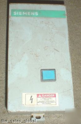 Siemens magnetic starter nema size 0 18 amp 600 vac