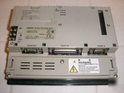 Omron NT31C-ST141B-EV2 operator interface tchscrn