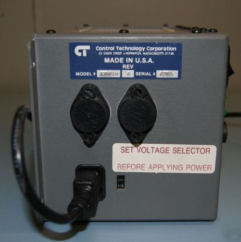 Ctc_ control technology 2200 controller with cards