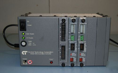 Ctc_ control technology 2200 controller with cards