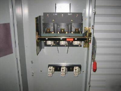 Ge TH3365 disconnect safety switch 400 amp 600V fusible