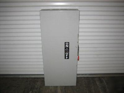 Ge TH3365 disconnect safety switch 400 amp 600V fusible