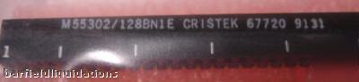 Lot 9 cristek receptacle connectors M55302/128BN1E
