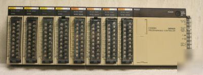 Omron complete C200H plc system w/ OD211 ID212 PS221