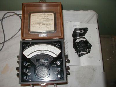 Sensitive research pdw polyphase wattmeter two element