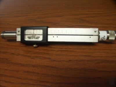 Weinschel 953-10 coaxial variable line attenuator 