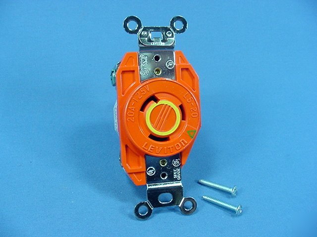 10 leviton L5-20 locking receptacles 20A 125V 2310-ig