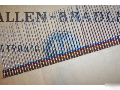 4 allen bradley-type cc resistors 39 ohm 10% * 1/2W