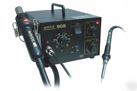 Aoyue 908 smd hot air 2 in 1 repair & rework station