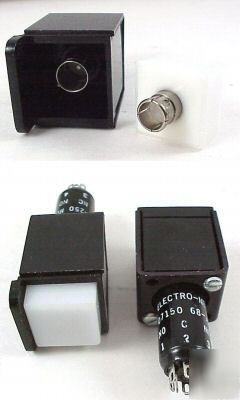 10 electro-mech 68-150 lighted pushbutton switches nos