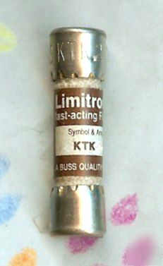 Limitron ktk 4 fast acting fuse 4 amp 600 volt KTK4 