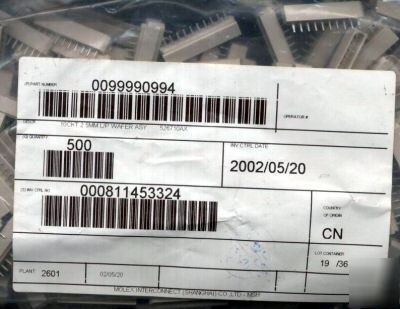 Molex 0099990994 99-99-0994 2.5MM 10CKT header $49/500