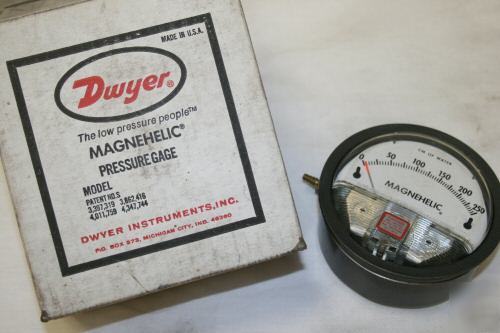 New dwyer magnehelic pressure gage .