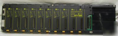 Omron sysmac 10 slot rack base unit C200H-BC101-V1 ++