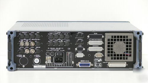 Rohde &schwarz r&s efa 20 digital tv test receiver