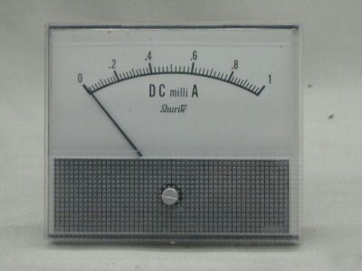 Shurite panel meter 0-1 dcma mod: 750 7336Z