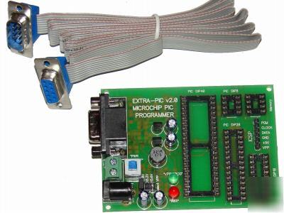 Simple microchip pic programmer extra-pic with icsp jdm