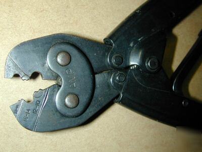 Aviation tools: aircraft wire crimper amp type f 22-10