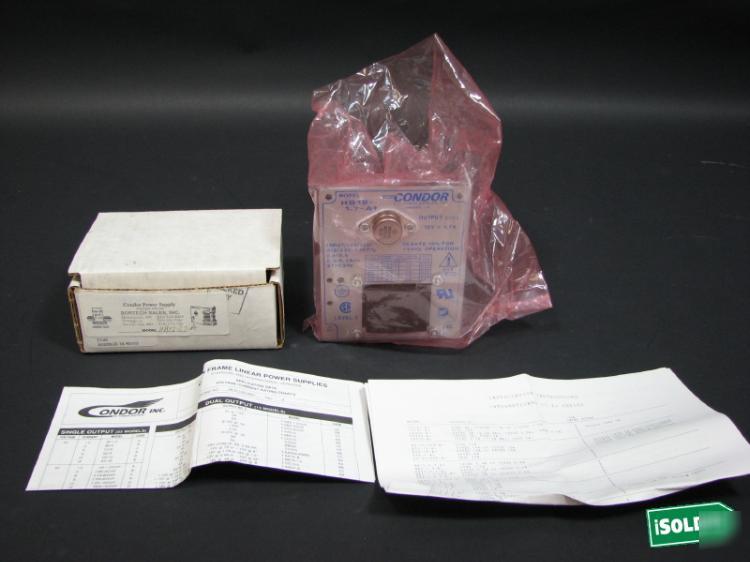 Condor dc power supply model hb 12 12 volt exec 